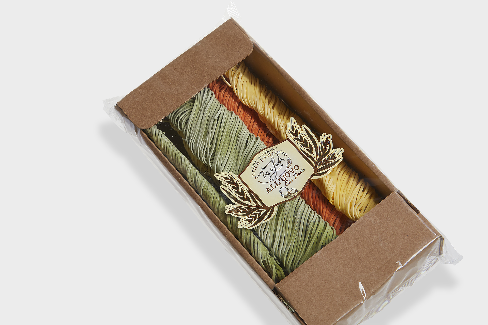 Tagliolini tricolore box Pasta Lowin