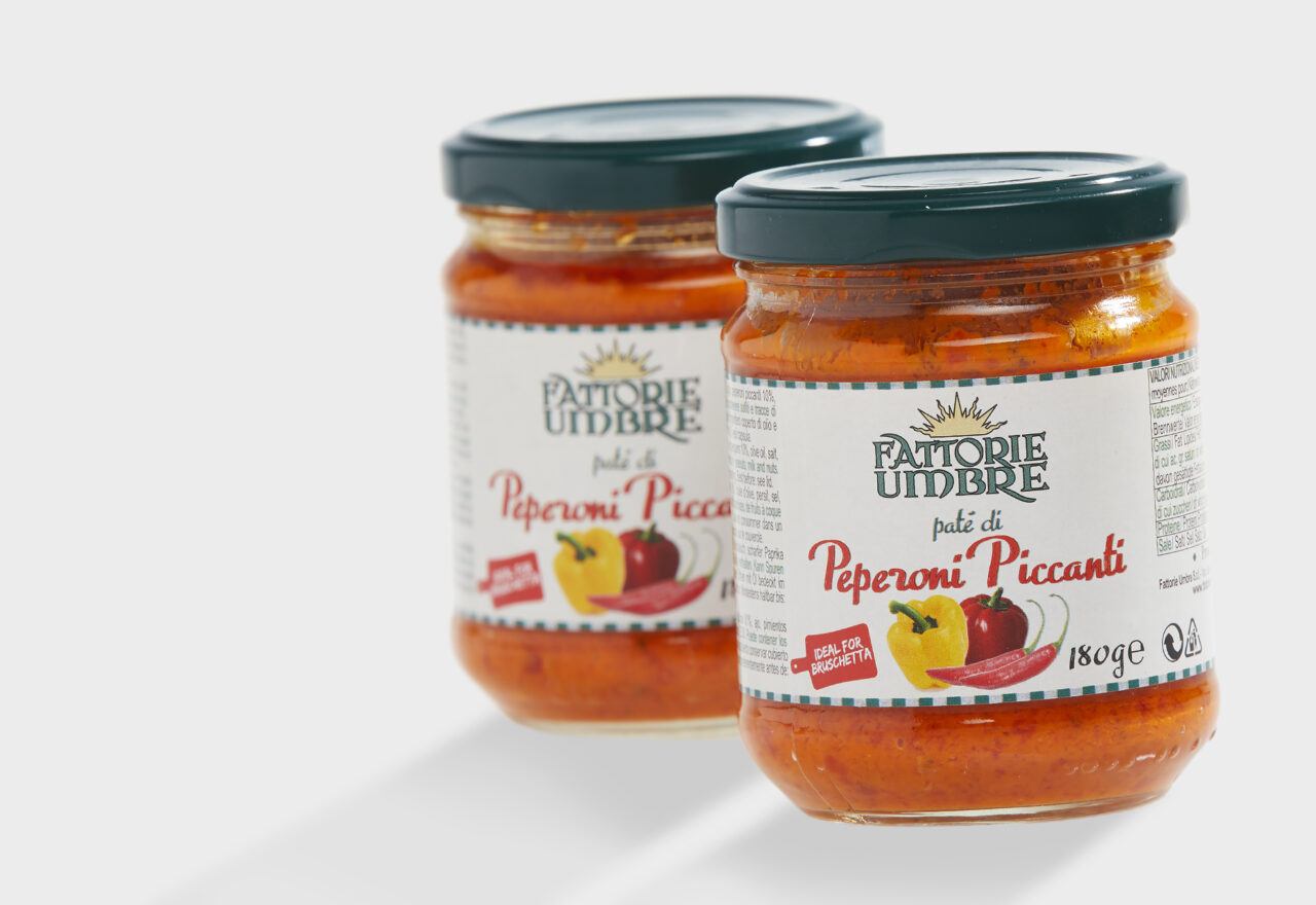 Peperoni piccanti Pesto og cremer Lowin