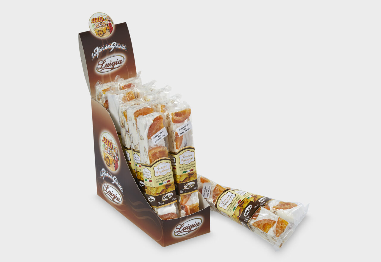 Nougat Stang – Appelsin Nougat Lowin