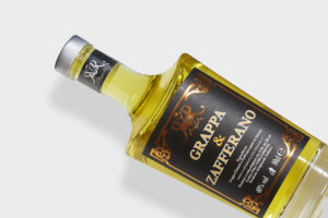 Grappa zafferano Specialiteter Lowin