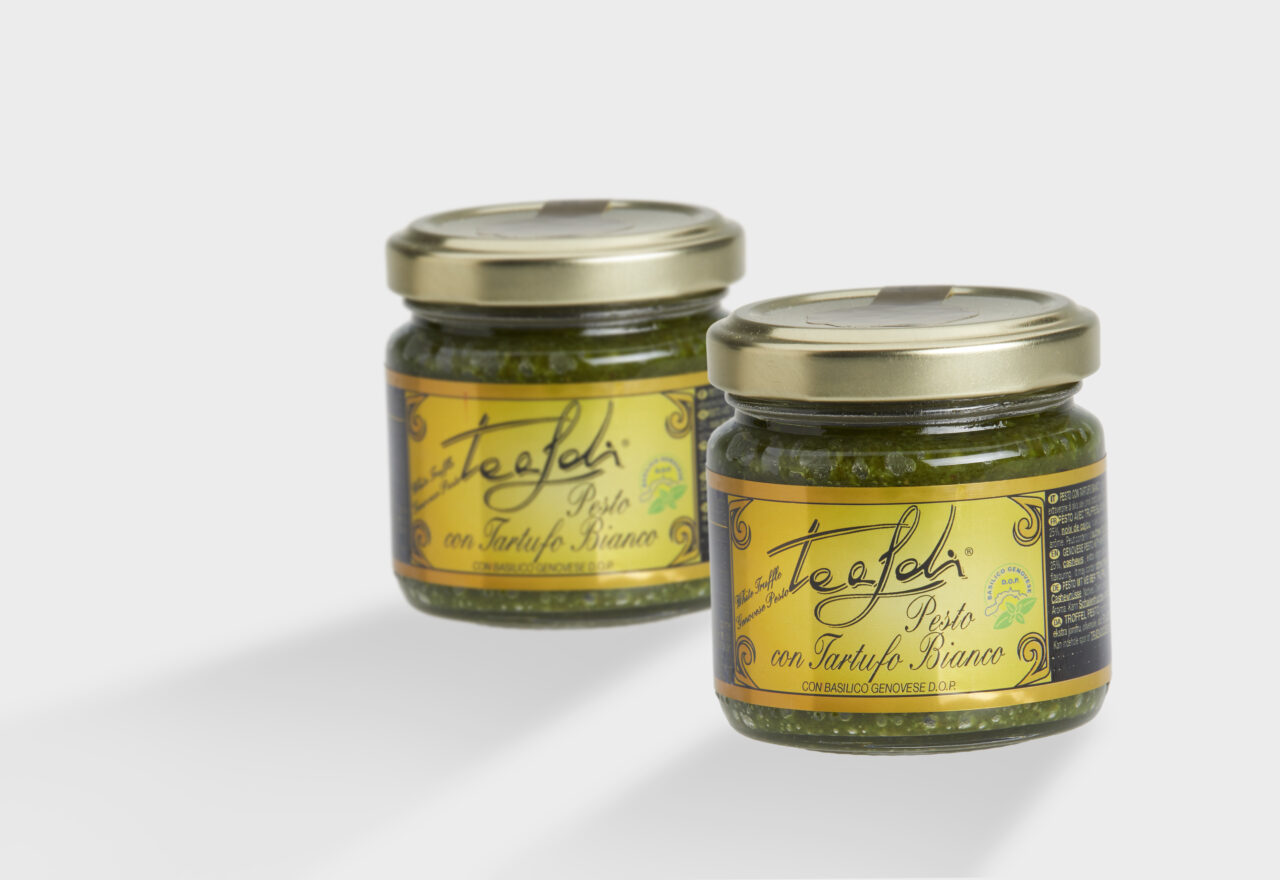 Pesto Genovese con Tartufo Bianco Pesto og cremer Lowin