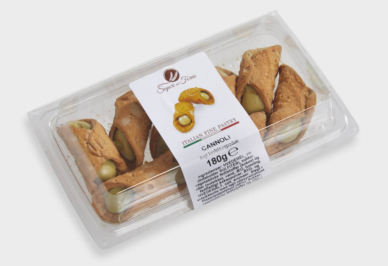 Sapori Cannoli m pistaciecreme Cantucci og cookies Lowin