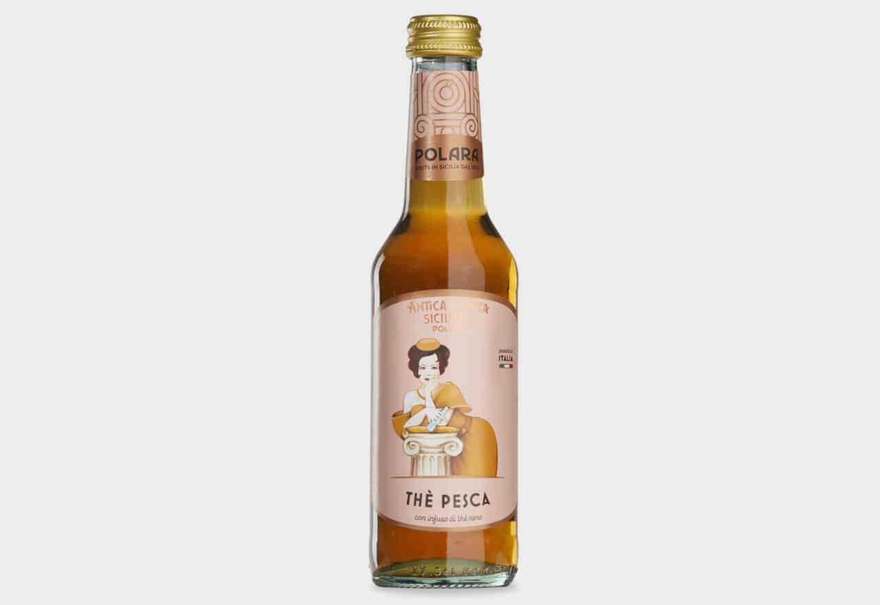 Iste med Fersken Øl & vand Lowin