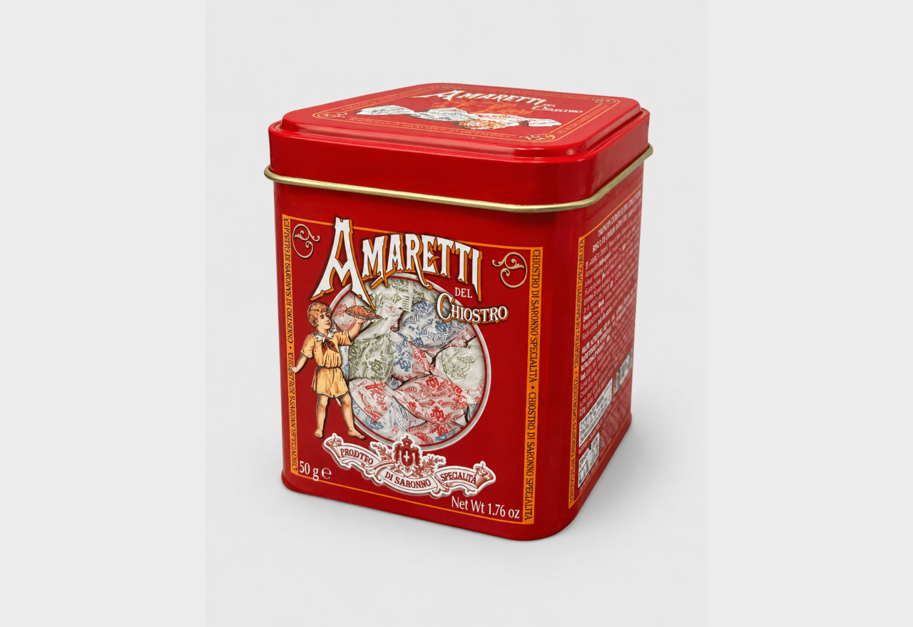 Amaretto Classico Crunchy – Mini (Rød dåse) Kager og cookies Lowin