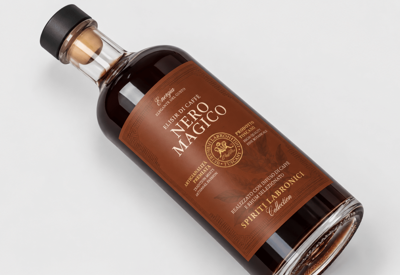 Nero Magico Caffè – italiensk kaffelikør Likør & Spiritus Lowin