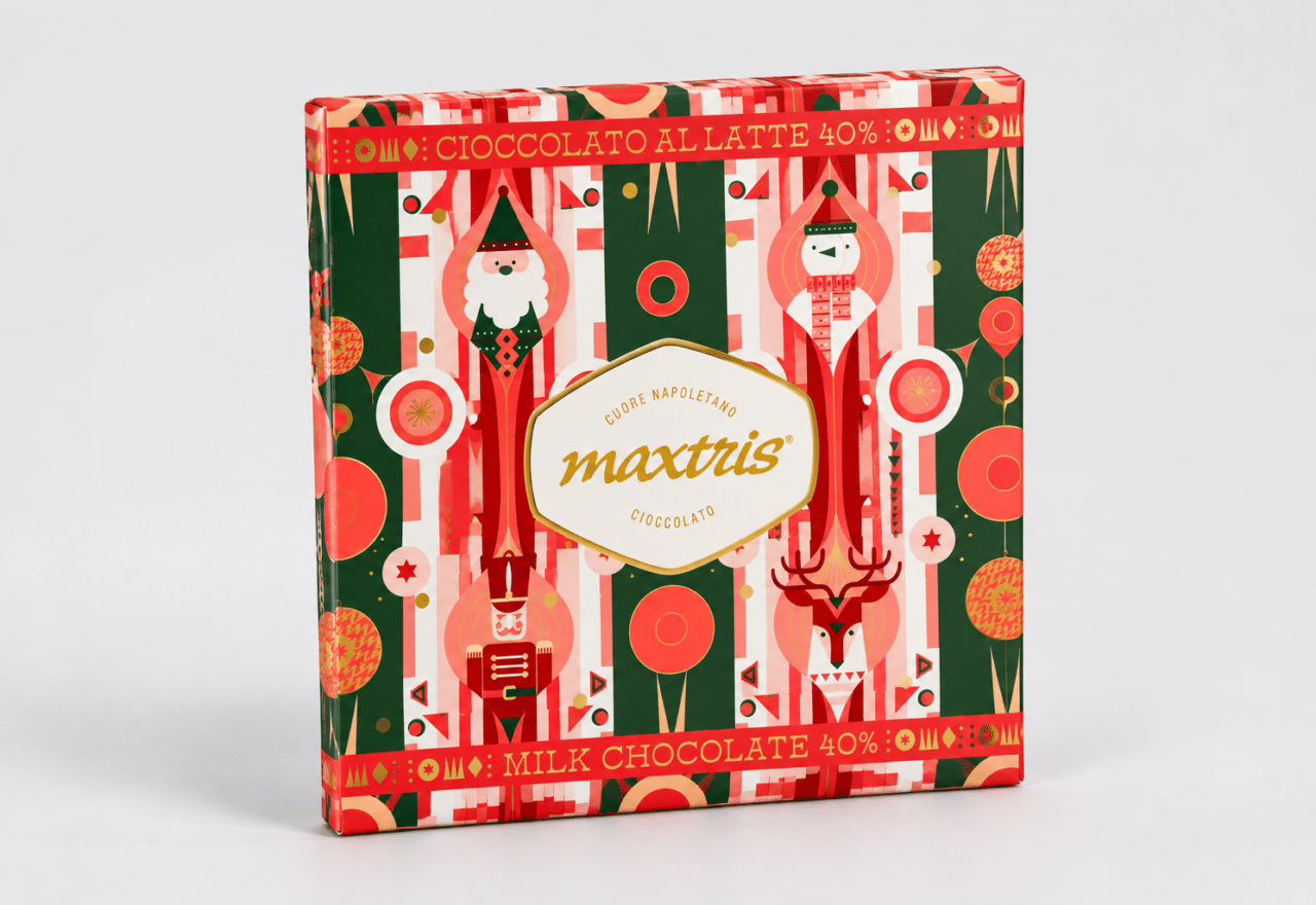 Julechokolade (plade) – Maxtris Chokolade Lowin