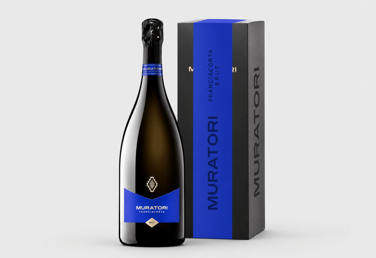 Franciacorta Brut DOCG – Muratori 1,5L i gaveæske Bobler Lowin